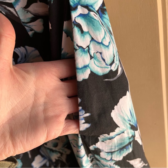 Floral Strapless Dress - Picture 3 of 4